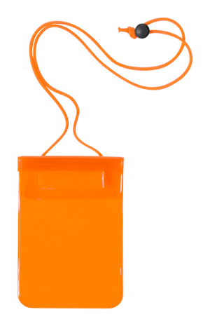 Vodeodolný obal na mobil Arsax, oranžová