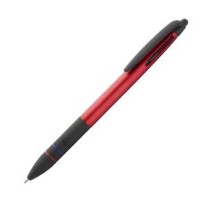 Matné plastové pero Trime, Červená (2)