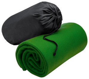 Fleecová deka s obalom Thiago, zelená (2)