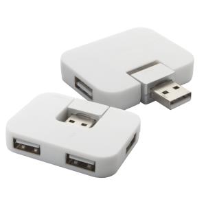 USB hub Rampo, Biela (3)