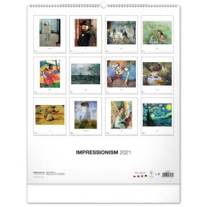 Nástenný kalendár Impresionizmus 2021 (2)