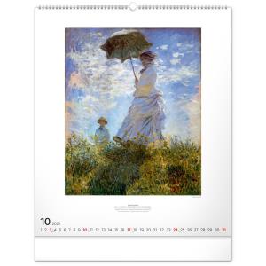 Nástenný kalendár Impresionizmus 2021 (6)