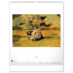 Nástenný kalendár Impresionizmus 2021 (7)