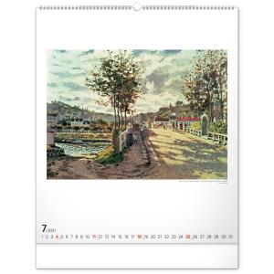 Nástenný kalendár Claude Monet 2021 (9)