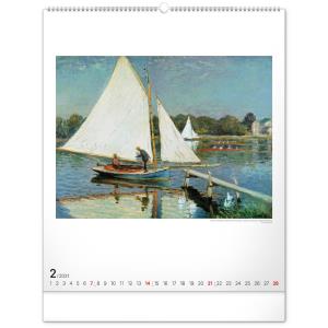 Nástenný kalendár Claude Monet 2021 (14)