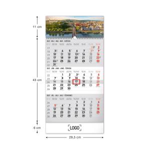 Nástenný kalendár 3mesačný štandard Bratislava 2021 (2)