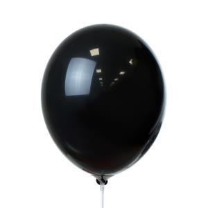 Balónik 27cm Pastelová farba, 025 Čierna
