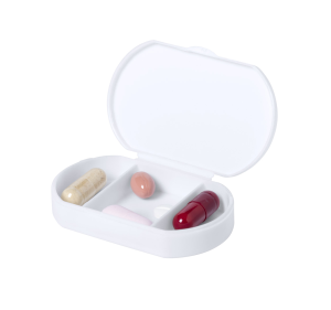 Antibakteriálny box na pilulky Hempix, Biela (3)