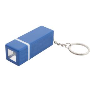 Kľúčenka Cubist s baterkou, modrá