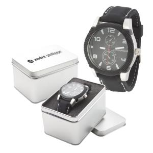 Pánske hodinky Marquant v krabičke, čierna (2)