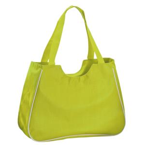 Plážová taška s kozmetickou taštičkou Maxi, jasne zelená