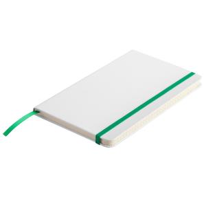 Zápisník s linkovanými stranami 130x210/160 strán Carmona, zelená