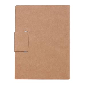 Zápisník 80x110 / 100 čistých strán a propiska Eco Book, béžová (5)