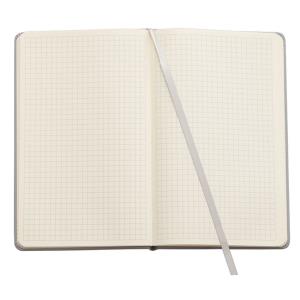 Zápisník so štvorčekovými stranami 130x210 / 160 strán Sheen, sivá (4)