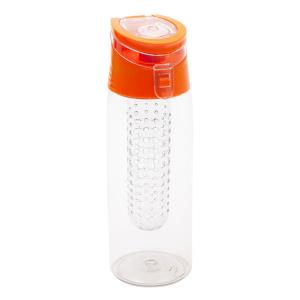 športová fľaša 700 ml s infuzérom FRUTELLO , oranžová