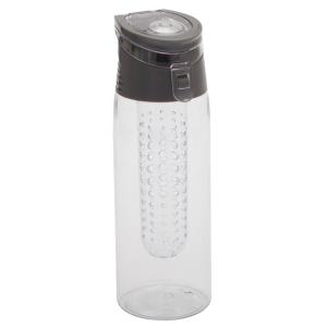 športová fľaša 700 ml s infuzérom FRUTELLO , sivá