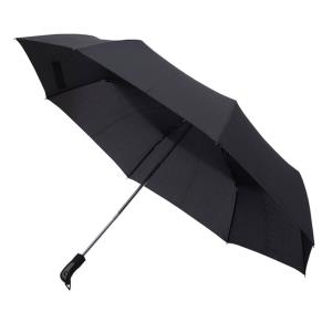 Skladací dáždnik odolný proti vetru Vernier, čierna