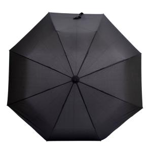 Skladací dáždnik odolný proti vetru Vernier, čierna (2)