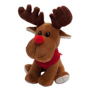 Plyšová hračka Happy Reindeer, hnedá (2)