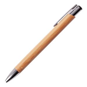 Guľôčkové pero z bambusu v krabičke Vizela, hnedá (4)