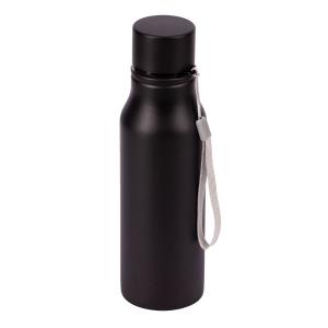 Športová fľaša 700 ml z ocele Fun Tripping, čierna
