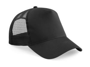 5-panelová šiltovka detská  Trucker, 152 Black/Black