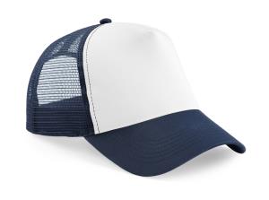 5-panelová šiltovka detská  Trucker, 250 French Navy/White