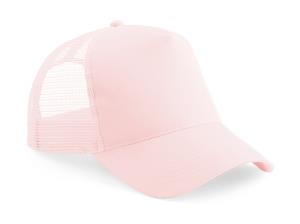 5-panelová šiltovka detská  Trucker, 466 Pastel Pink/Pastel Pink