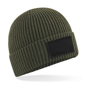 Módná čiapka s nášivkou Colour, 565 Military Green/Black