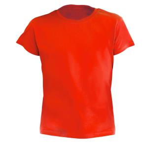 Hecom Kid farebné detské tričko, Červená