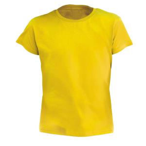 Hecom Kid farebné detské tričko, žltá
