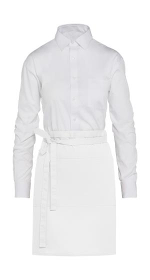 BRUSSELS - krátka zástera s vreckom, 000 White
