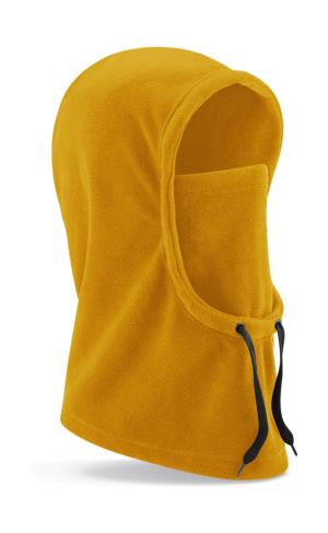 Kapucňa z recyklovaného fleecu, 645 Mustard