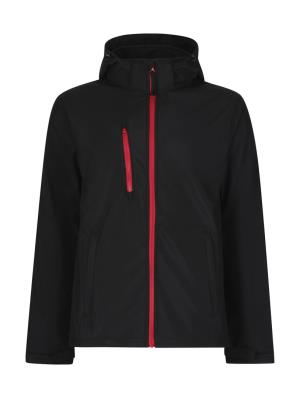 Venturer 3-vrstvová Softshellová bunda s kapucňou , 154 Black/Red