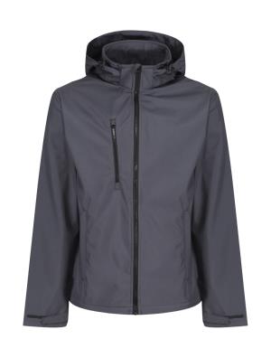 Venturer 3-vrstvová Softshellová bunda s kapucňou , 158 Seal Grey/Black