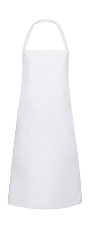 Zástera  Basic Bib Pinafore, 000 White