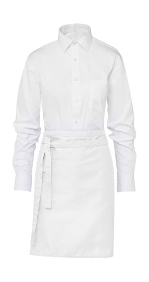 Čašnícka zástera krátka JG14, 000 White