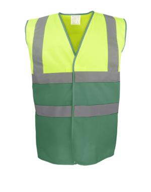 Bezpečnostná Vesta Hi-Vis Two-Tone, 667 Fluo Yellow/Green