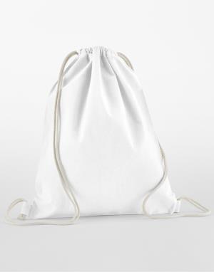 Batoh InCo. Gymsac z organickej bavlny, 000 White