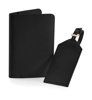 Cestovný set, obal na pas a menovka na batožinu Boutique, 101 Black