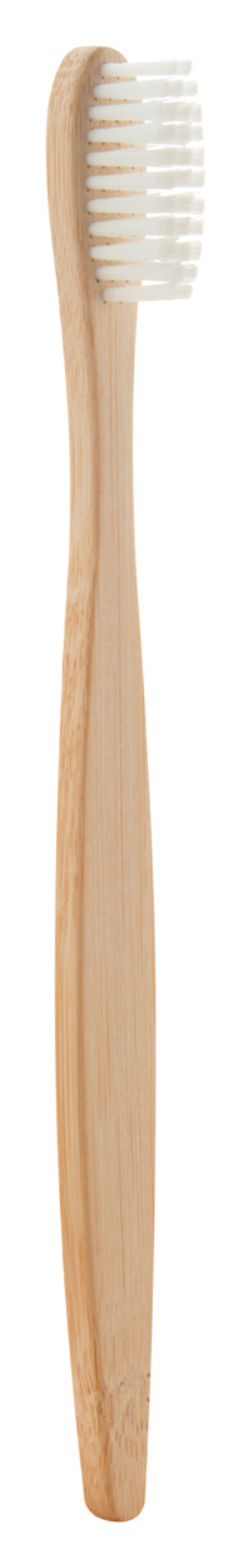Prírodná bambusová zubná kefka Boohoo, Biela