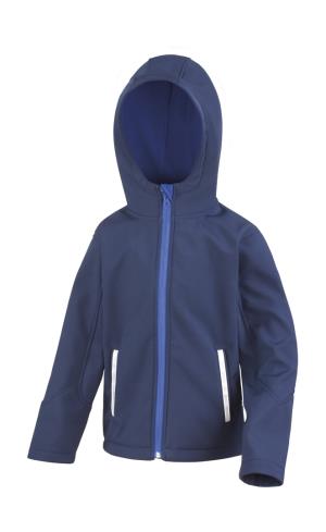 Detská Softshellová bunda s kapucňou TX Performance, 237 Navy/Royal
