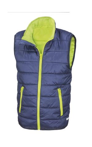 Detská vesta, 256 Navy/Lime