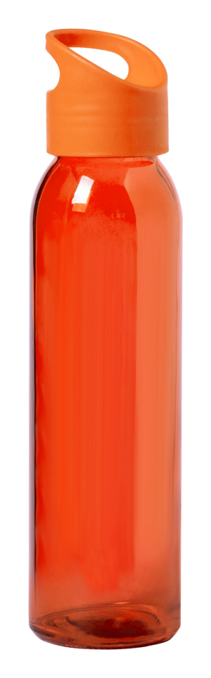 Sklenená športová fľaša Tinof, oranžová