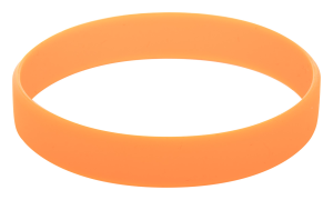 Silikónový náramok Wristy, oranžová