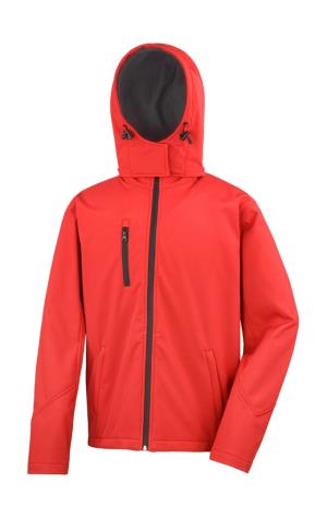 Softshellová bunda s kapucňou  TX Performance, 451 Red/Black