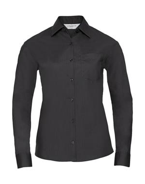 Blúzka s dlhými rukávmi Poplin , 101 Black