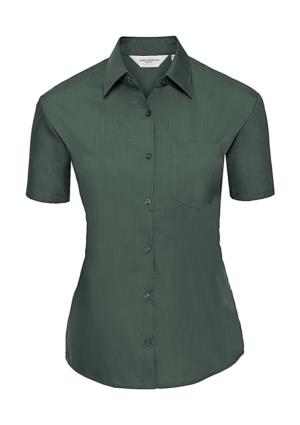 Blúzka s kratkými rukávmi Poplin , 540 Bottle Green