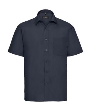Pánska košeľa Poplin s kratkými rukávmi, 201 French Navy