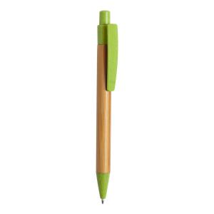 Bambusové guľôčkové pero Sydor, zelená